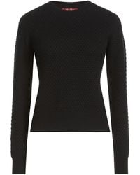 Max Mara - Solid-Color Cashmere Knitted Sweater - Lyst
