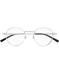 Gucci - Eyewear Round Frame Glasses - Lyst