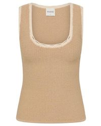 Posse - Willow Crochet-Trim Top - Lyst