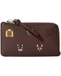 Loewe - Cat-Patterned Card Holder And Coin Purse - Lyst