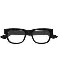 McQueen - Eyewear Square Frame Glasses - Lyst