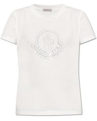 Moncler - T-Shirt With Logo - Lyst