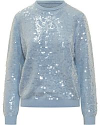 Semicouture - Renata Sequin-Embellished Sweater - Lyst