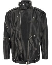 Rick Owens - Biker Leather Jacket - Lyst