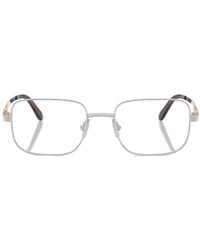 Miu Miu - Eyewear Rectangle Frame Glasses - Lyst