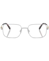 Miu Miu - Eyewear Rectangle Frame Glasses - Lyst