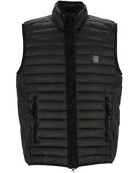 Stone Island - Compass-Patch Quilted Gilet - Lyst