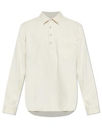 Rag & Bone - Pocket Long-Sleeve Polo Shirt - Lyst