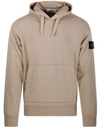 Stone Island - Compass Patch Drawstring Hoodie - Lyst