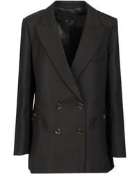 Blazé Milano - Blazé Milano Alcanara Double Breasted Blazer - Lyst