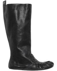 Acne Studios - Slouch Moccasin Detail Knee-High Boots - Lyst