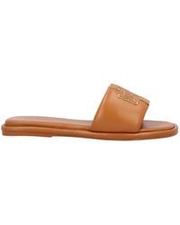 Tory Burch - Double T Sport Slides - Lyst