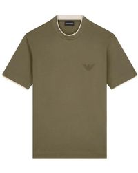 Emporio Armani - Short-Sleeved Crew-Neck T-Shirt - Lyst
