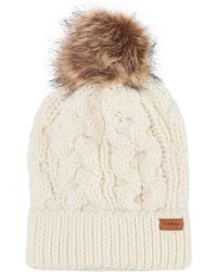 Barbour - Penshaw Cable-Knit Beanie - Lyst