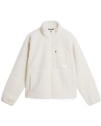 The North Face - Fleece Zip-Up Jacket - Lyst