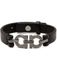 Ferragamo - Ferragamo Double Gancini Bracelet - Lyst