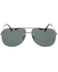 Fendi - Eyewear Pilot Frame Sunglasses - Lyst