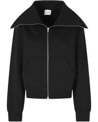 7 For All Mankind - High-Neck Zip-Up Hoodie - Lyst
