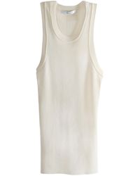 Givenchy - Ribbed Racer-Back Tank Top - Lyst