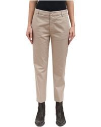 Dondup - Nima Zip-Fastening Tapered Trousers - Lyst