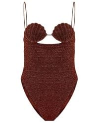 Oséree - Lumière Shell Cutout Swimsuit - Lyst