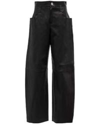 Stouls - Cassidy High-Rise Wide-Leg Suede Pants - Lyst