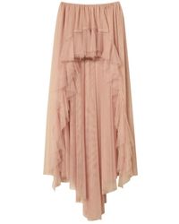 Twinset - X Myfo Asymmetric Tulle Skirt - Lyst