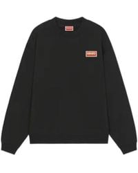 KENZO - Logo-Detailed Crewneck Sweatshirt - Lyst