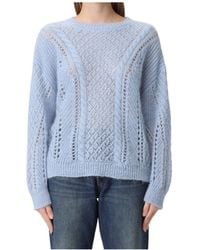 Twinset - Cable-Knit Open-Work Sweater - Lyst