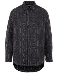 Palm Angels - Monogram Long-Sleeved Shirt - Lyst