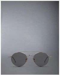 Thom Browne - Eyewear Round Frame Sunglasses - Lyst