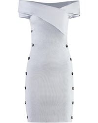 Philosophy Di Lorenzo Serafini - Striped Mini Dress - Lyst