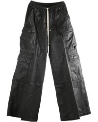 Rick Owens - Denim Double Cargo Jumbo Pants - Lyst