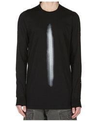 Rick Owens - Graphic-Print Long-Sleeve T-Shirt - Lyst
