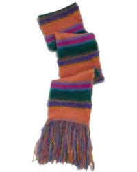 Marni - Fringed Striped Scarf - Lyst