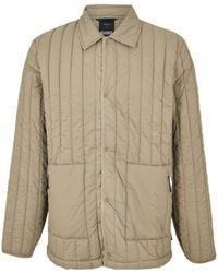 Rains - Quilted Long-Sleeved Casual Jacket - Lyst