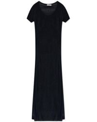 Lemaire - Sheer Short Sleeve Knitted Dress - Lyst