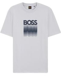 BOSS - Boss Regular Fit Crewneck T-Shirt - Lyst