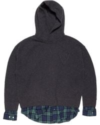 Acne Studios - Layered Hoodie - Lyst