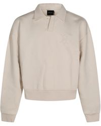 Daily Paper - Embroidered Logo Polo-Collar Sweatshirt - Lyst