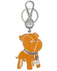 Fendi - Enamel And Palladium-Finish Metal Key Ring - Lyst