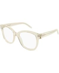 Saint Laurent - Eyewear Square Frame Glasses - Lyst