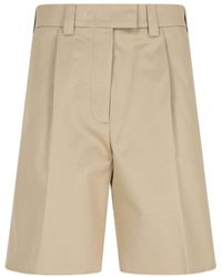 Miu Miu - Chino Bermudas - Lyst