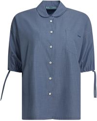 Prada - Short-Sleeved Button-Up Shirt - Lyst