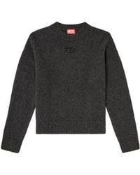 DIESEL - M-Areeta Logo Cut-Out Sweater - Lyst