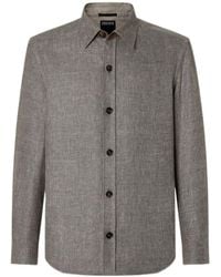 ZEGNA - Buttoned Overshirt - Lyst