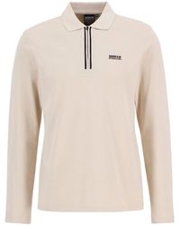 Barbour - Long-Sleeved Polo Shirt - Lyst