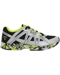 EA7 - Logo Lace Up Casual Sports Shoes - Lyst