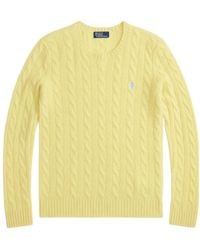 Polo Ralph Lauren - Cable-Knit Knitted Sweater - Lyst