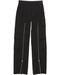 Acne Studios - Diagonal-Stripe Polo Shirt - Lyst